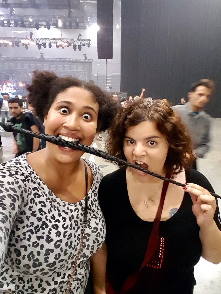 Sound Eaters Mia Audrey at Alice Cooper concert in Bordeaux Arkea Arena 2019