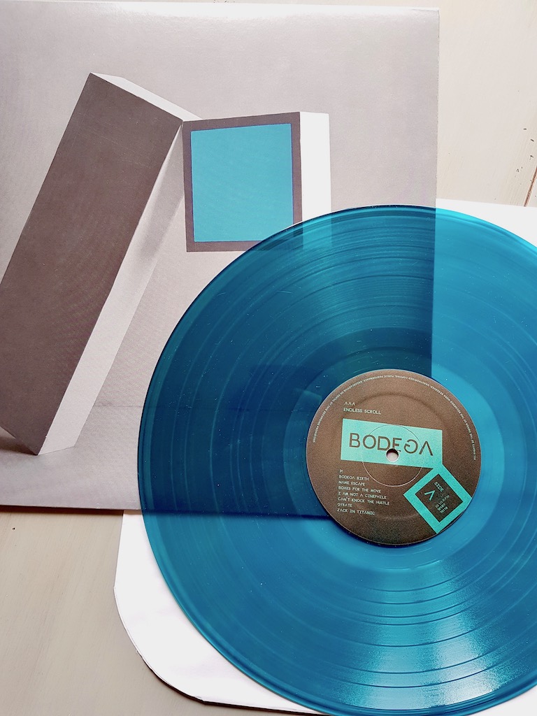 Bodega Endless Scroll blue teal vinyl record