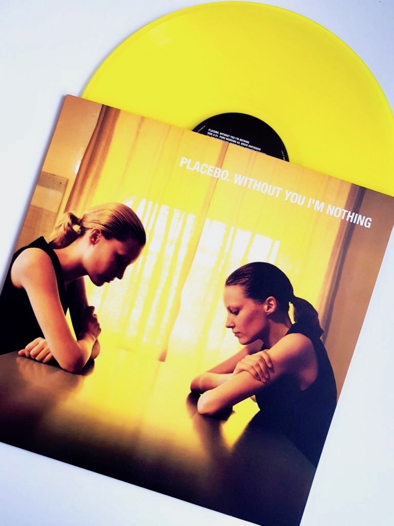 Placebo Without you I'm nothing yellow vinyl record