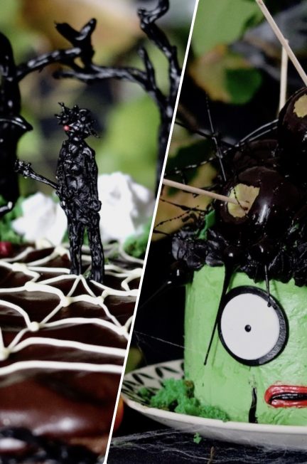 The Cure inspired Halloween cakes