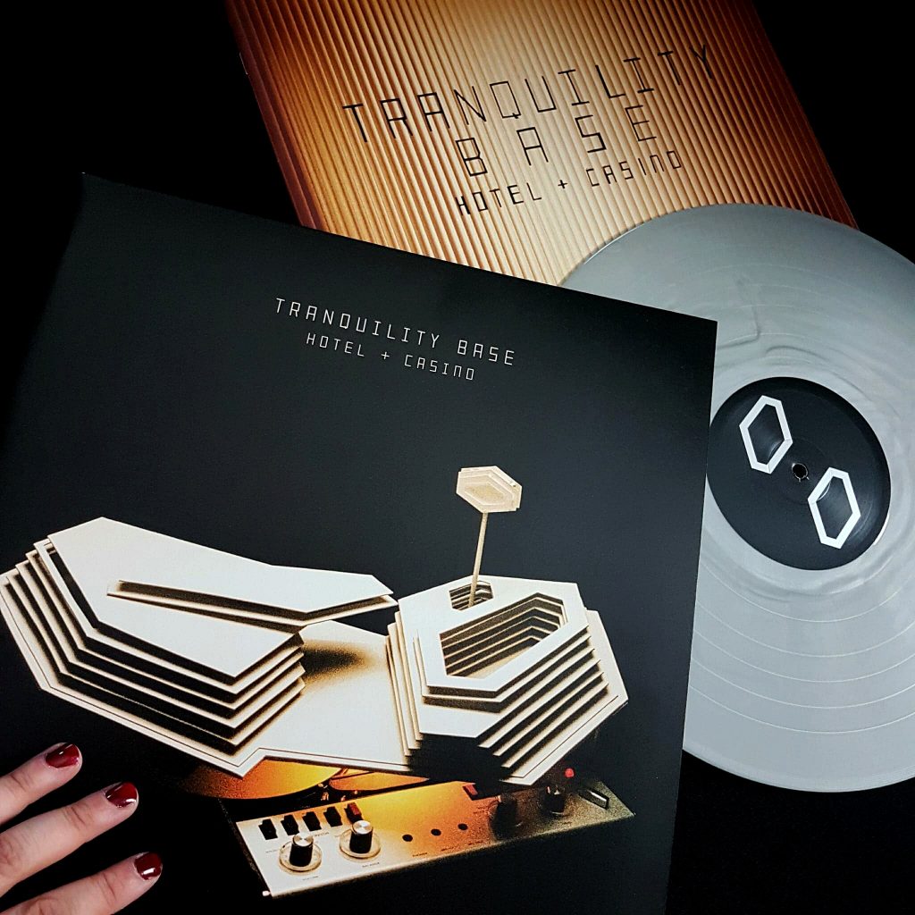 Arctic Monkeys Tranquility Base Hotel and Casino silver vinyl record