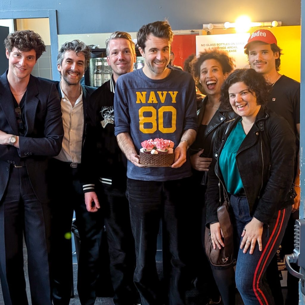 The Vaccines and Sound Eaters backstage