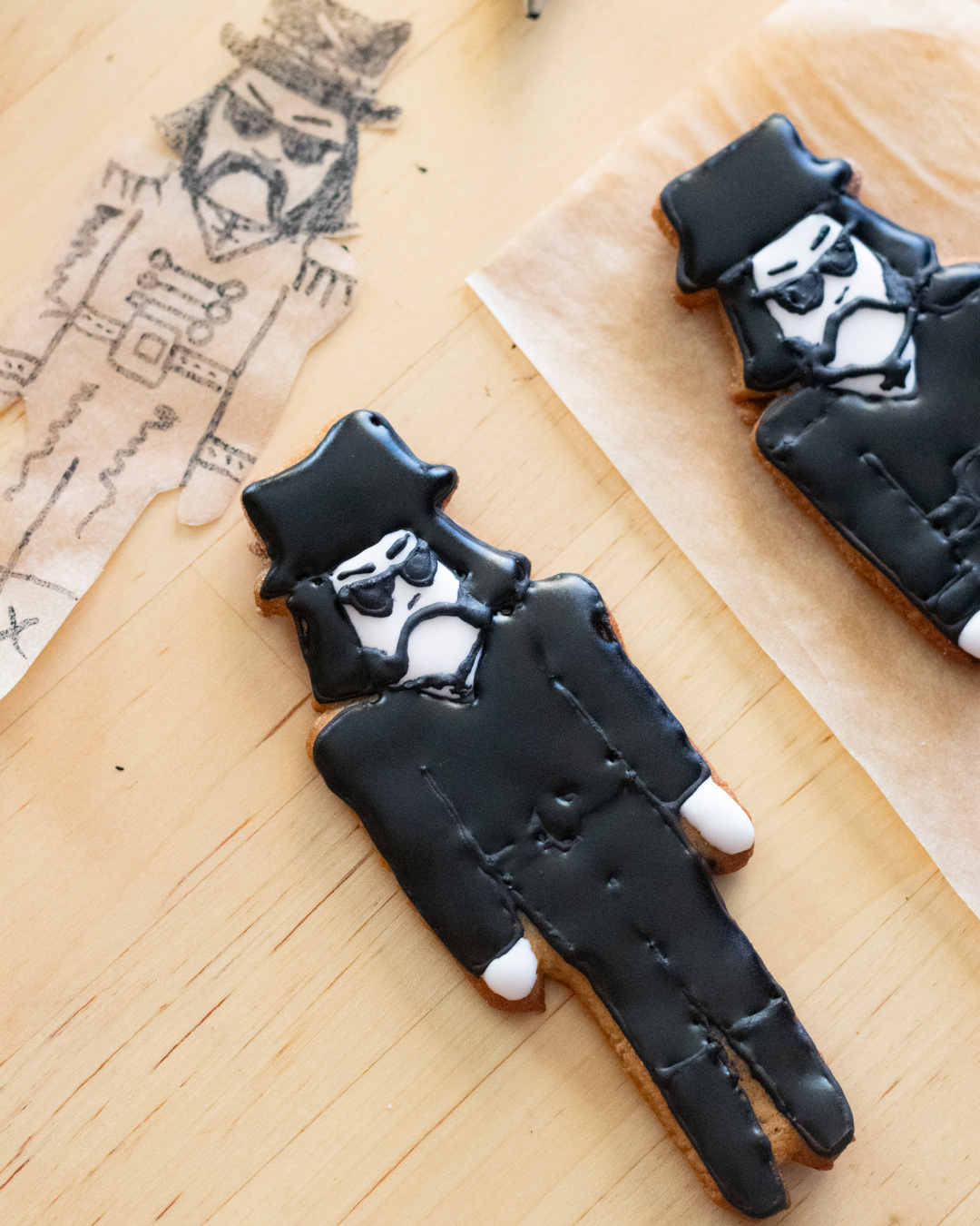 Lemmy Kilmister gingerbread cookies