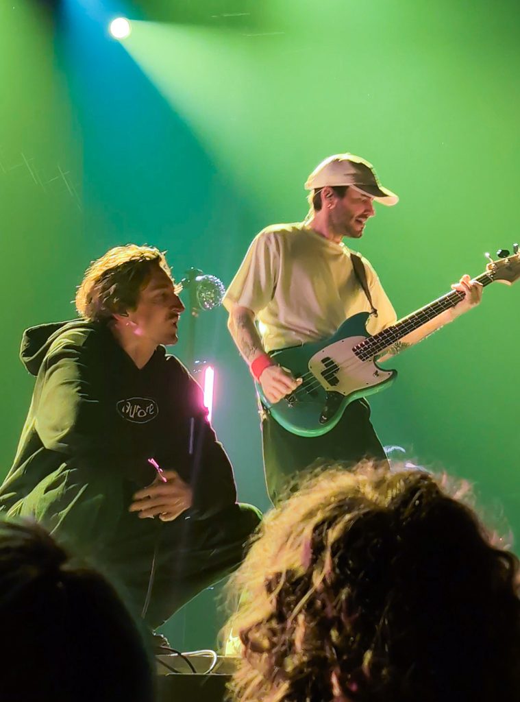 Aurore band on stage in Bordeaux