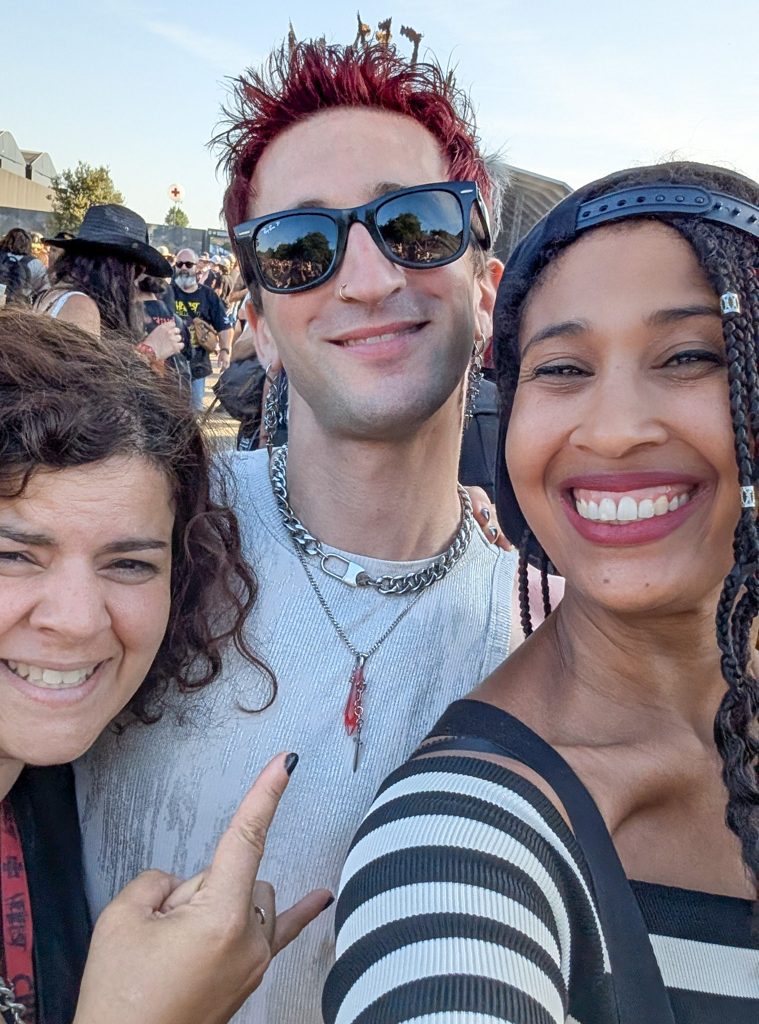 Clem Richard from the band Ashen with Sound Eaters at Hellfest