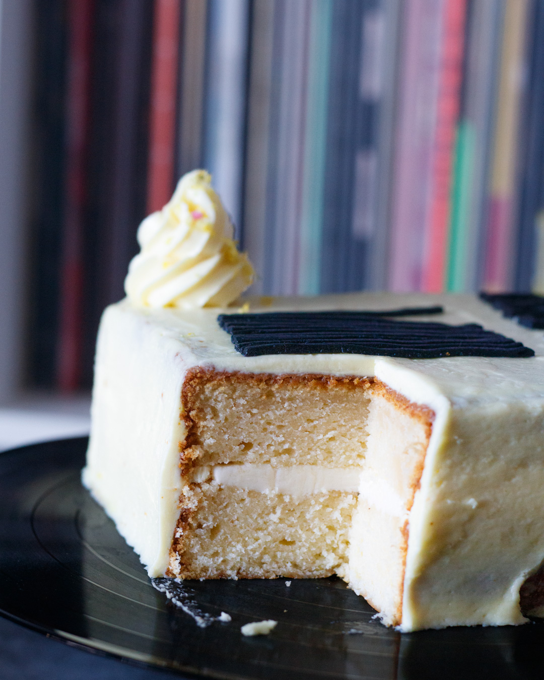 Indies First inspired lemon cake