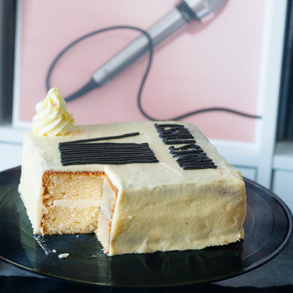 Indies First inspired cake with Shannon Wright vinyl