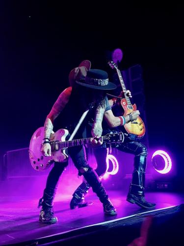 Tommy Henriksen and Ryan Roxie on stage Alice Cooper show 2019