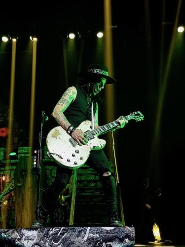 Tommy Henriksen on stage Alice Cooper show in Bordeaux 2019