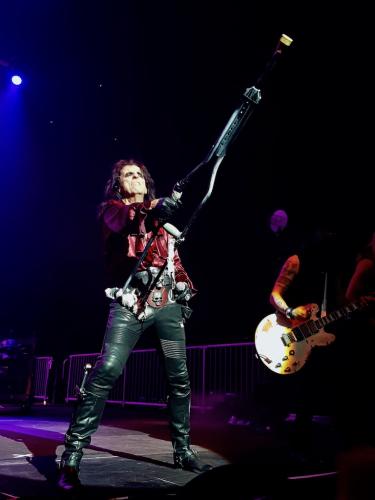 Alice Cooper on stage in Bordeaux 2019