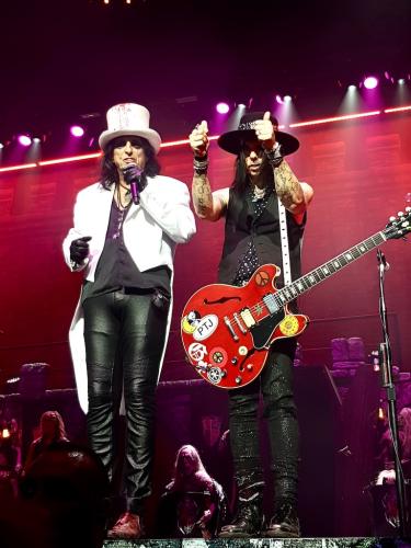 Alice Cooper and Tommy Henriksen Bordeaux Arkea Arena concert 2019