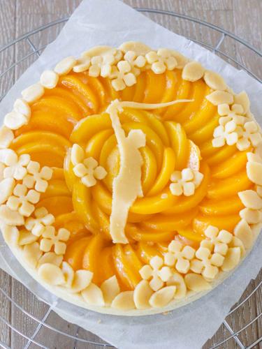 Amanda Palmer inspired No Intermission Peach Pie uncooked