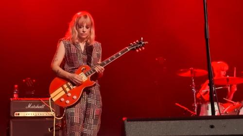 Erica Dawn Lyle with Bikini Kill playing in Bordeaux 2024
