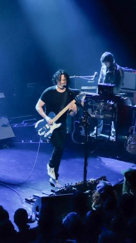 Jack White on stage at Le Trianon in Paris