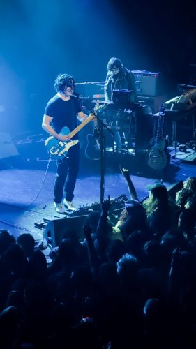 Jack White on stage at Le Trianon in Paris