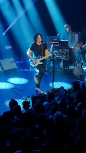 Jack White on stage at Le Trianon in Paris