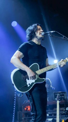 Jack White on stage in Paris La Cigale