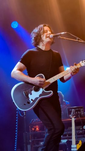 Jack White on stage in Paris La Cigale