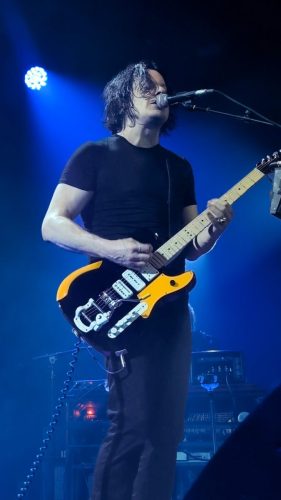 Jack White on stage in Paris La Cigale