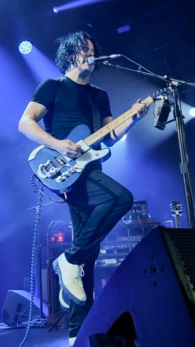 Jack White on stage in Paris La Cigale