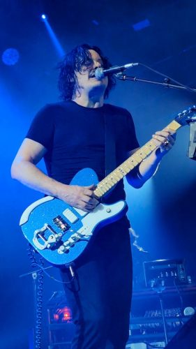 Jack White on stage in Paris La Cigale