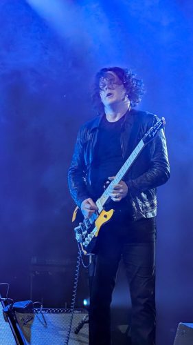 Jack White on stage in Paris La Cigale