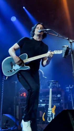 Jack White on stage in Paris La Cigale