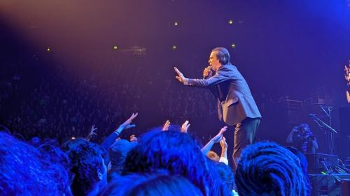 Nick Cave on stage in Paris 2024