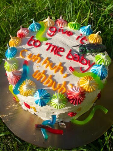 The Offspring inspired Americana layer cake