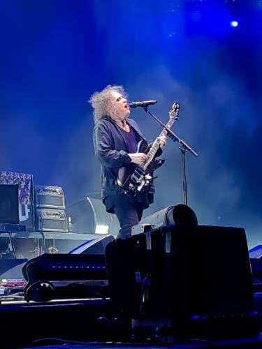 Robert Smith and guitar