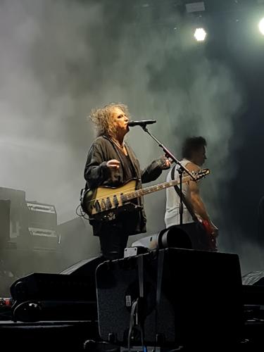 Robert Smith and guitar