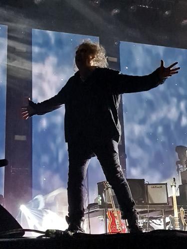 Robert Smith and guitar