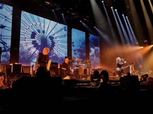 The Cure on stage