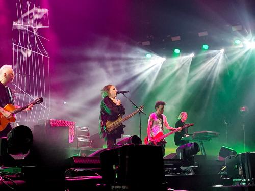 The Cure on stage