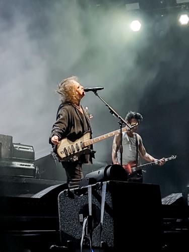 Robert Smith and guitar