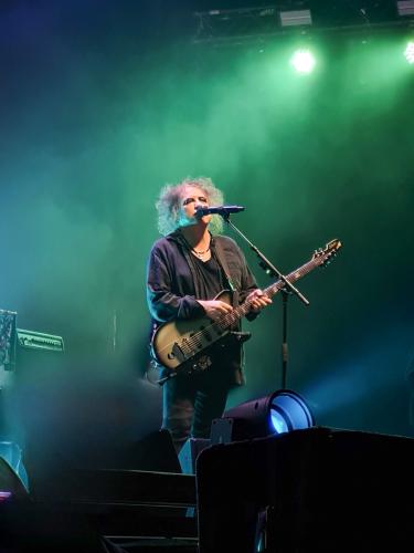 Robert Smith and guitar