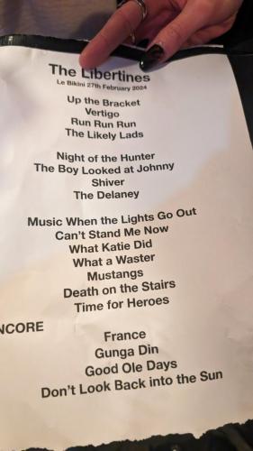 The Libertines Bikini Toulouse 202439