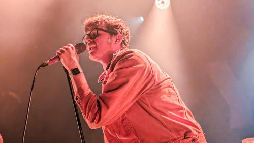 James Smith from Yard Act on stage 2024